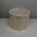 Beige Linen Tall Drum Lampshade, 11" Top x 11" Bottom x 12" High Lamp Shade, Lamp Shade Replacement for Table and Floor Lamps, Pendant Light，Handcrafted Lampshade，Easy Assembly