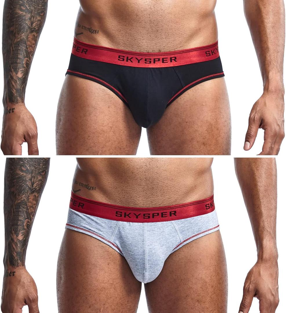 SKYSPER Men's Jockstrap Breathable Mesh 4pcs Jock Strap Male Underwear, Athletic Supporters for Men M