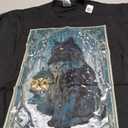 Vintage Creepmas The Yule Cat Tarot Card Dark Christmas TShirt XXL