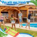 Deekin 36 Pcs Water Gun Pool Plastic Gun with Scale for Swimming, Beach, Water Park, Garden, Indoor and Outdoor(17.3 Inch,Bright Colors)