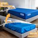 Upgrade 4Pcs Bed Sheet Holders for Corners, Lock Sheet Holders, Fitted Sheet Holders Keep Sheets Firm & Tight,Durable Heavy Duty Bed Sheet Clips, Sheet Locks, Sheet Fasteners Clips No More Loose Sheet