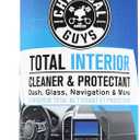 Chemical Guys Total Interior Cleaner & Protectant Chemical Guys Interior Cleaner, Cleans & Protects Leather, Vinyl, Plastic, Rubber, Glass with a Streak-Free Finish Cars, Trucks, SUVs, RVs, 32 oz