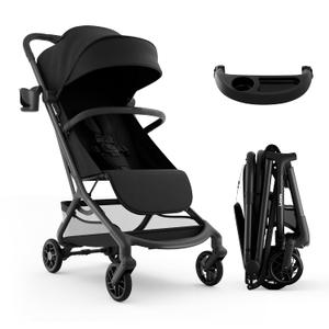  Lightweight Travel Stroller with Snack Tray, Airplane-Friendly