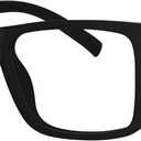 Eyekepper Oversized Reading Glasses Square Large Frame Readers for Men and Women, Magnification Strength: 2.25 x (Black)