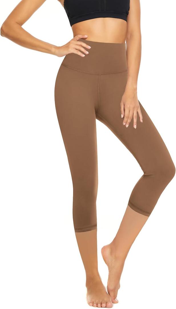 High Waisted Leggings for Women - Tummy Control Yoga Pants for Workout Running Athletic Women's Leggings S/M