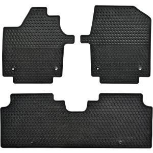 Car Floor Mats Custom Fit for Kia EV6 2025 2024 2023 2022 Odorless Washable Heavy Duty Rubber (All Weather) Floor Liners Black