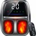 EaseZen Foot Massager with Heat, Upgraded Adjustable Arch Lift & Large LED Touchscreen, Deep Kneading Shiatsu Foot Massager for Neuropathy, Plantar Fasciitis Relief, High Arch & Elderly