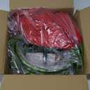 Giant Flowers for Decoration - 3Pcs Large Flowers for Backdrop Home Decor Paper flowers Artificial Realistic Faux Flower for Living Room, Bedroom, Wedding Party, Birthday Party, Celebrations (Red)