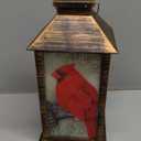 Solar Lanterns, Outdoor Hanging Lanterns Waterproof LED Solar Cardinal Lights Tabletop Lamp for Outdoor Patio Garden as Gifts for Mom Grandma Women