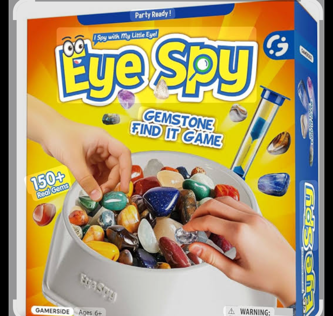 Eye Spy Rock Collection Game, 150+ Real Gems