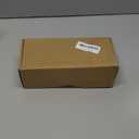 Tbestmax Qtips Holder Bathroom Container, 10 OZ Cotton Ball/Swabs Dispenser, Apothecary Jar Organizer for Storage Brown Wood Lids