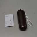 JISULIFE Handheld Mini Fan, 3 IN 1 USB Rechargeable Portable Fan [12-19 Working Hours] with Power Bank, Flashlight, Pocket Design for Travel/Summer/Concerts/Lash, Gifts for Women (Brown)