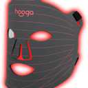 hooga Red Light Therapy LED Mask, Tri Chip LEDs, 630nm and 660nm Red, 850nm Near Infrared, Adjustable, Comfortable, USB Type-C Rechargeable for Wellness and Anti-Aging