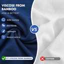 BAMBOO COOL Mens Undershirts Pack, Soft T Shirts for Men, Moisture Wicking Tees, Stretchy Breathable Crew Neck Inner Shirt (XXL)
