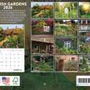 English Garden Calendar 2026 Monthly Wall Calender 12 Month | American Made In The USA