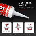 The Original Fix-A-Floor Loose Tile Repair Adhesive - Tile, Marble, Stone, Wood - Easy DIY Repair – Versatile Compatibility - 1 Gallon Jug – Comes with a Syringe Applicator