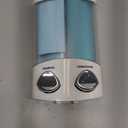 Better Living Products, White 76254-1 Euro Series 2-Chamber Soap and Shower Dispenser