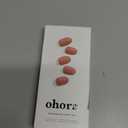 ohora Semi Cured Gel Nail Strips (N Ash Pink) - Pink, Solid, Works with Any UV/LED Lamps, Salon-Quality, Long Lasting, Easy to Apply & Remove - Includes 2 Prep Pads, Nail File & Wooden Stick