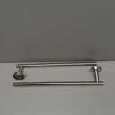 Nolimas Brushed Nickel Bath Towel Bar Single Bars Towel Rack Rod Classic Wall Mounted SUS304 Stainless Steel Toilet Kitchen Bathroom Towel Holder Towel Shelf Single Layer,24 inches-2 Pack