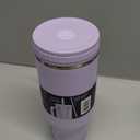 Takeya 40 oz Stainless Steel Tumbler with Lid and Two Straws, Premium Quality, Double Wall Insulated, With Handle, Keep Drinks Cold for Up to 24 Hours, Vivacity Purple