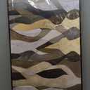 Artexist Figure Wood Wall Decor Neutral Wall Art Modern Poster Printing 24"x48" Picture for Bedroom Hanging Art for Dining Room Area