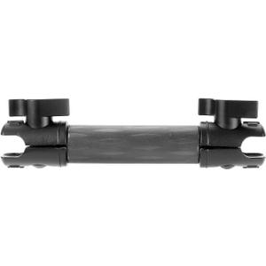 WXRYLYN Lockable and Adjustable Dual-Ended Carbon Fiber Kevlar Mounting Arm, Compatible with 20mm Ball Mount Base,20mm Ball Mount Arm