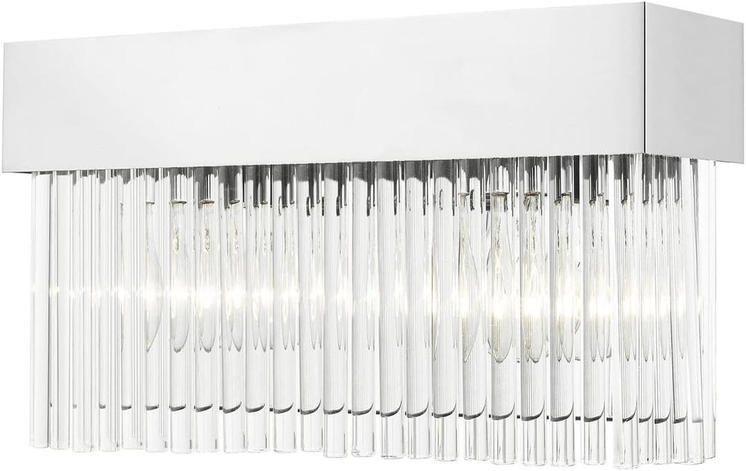 Livex Lighting 15712-05 2 Light Polished Chrome Bath Vanity