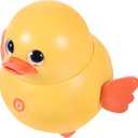 Electric Swinging Duck Toy for Babies Interactive Plastic Toy LED Lights and Music Adorable Cartoon Duck for Toddlers and Children Playtime