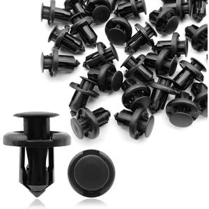 20pcs Front Bumper Retainer Clips, 10mm Fender Liner Clip Compatible with Honda CR-V, Accord, Civic, Acura - Nylon Push-Type Fasteners