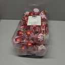 Joiedomi 36 Pcs Red Christmas Ball Ornaments Set, 2.3" Christmas Painting & Glittering Tree Hanging Decoration, Xmas Shatterproof Indoor Decoration for Tree Wreath Holidays Party Supplies