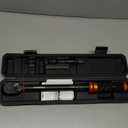 HORUSDY 1/2-Inch Drive Click Torque Wrench Set  10170 ft-lb / 13.6230.5 Nm, 3% Precision, Dual Scale, 72-Tooth Reversible Head with 5" Extension & Adapter for Car, Tire, and Motorcycle Use