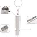 Survival Whistles 4-Pack & 6-Pack, Aluminum Emergency Safety Whistle with Lanyard and Keychain, Waterproof & Unbreakable for Hiking, Camping, Dog Training, Coaching, Emergency Kits