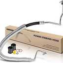 A-Premium Power Steering Pressure Hose Line Assembly Compatible with Ford Edge 2011-2014 & Lincoln MKX 2011-2015, MKZ 2011-2015, 3.5L 3.7L, with Washer, O-ring & Bushing, Replace BT4Z3A719A