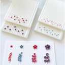 Keoker 4 Sizes Polymer Clay Bead Roller, Polymer Clay Bead Maker, Bead Molds for Clay, Polymer Clay Tool
