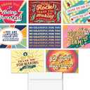 Hat Acrobat 24 Kudos Cards for Employees with Envelopes - Employee Recognition Cards - Staff Appreciation Cards for Coworkers, Admin Professionals Day, Thank You Encouragement Cards (8 Designs)