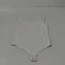 SUNRO Women's Scoop Neck Sleeveless Tank Top Bodysuits for Women Sexy Body Suits Jumpsuit L White