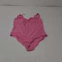 Avidlove Bodysuits for Women Sweetheart Neck Ruched Body Suit Seamless Double Lined Tank Top Slimming (Large, Rose Red)