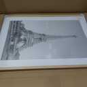 Upsimples 20x30 Poster Frame, Display Pictures 16x24 with Mat or 20x30 Without Mat, Wall Hanging Picture Frame, Natural, 1 Pack