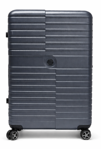 Travelhouse luggage,Hardside Large Travel Suitcase with Spinner Wheels, Multi-directional Spinner Wheels Uprigth Lightweight (Black Gray) 