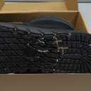 Slip Resistant Work Shoes for Men Slip On Sneakers Black Non Slip Work Shoes Water Resistant Nonslip Work Shoe Lightweight Zapatos de Trabajo para Hombres (Black, 8.5 W)