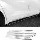 Car Accessories Fit for Toyota Sienna 2021 2022 2023 2024 2025 2026 Exterior Body Side Door Molding Cover Trims (Chrome) ABS 4 PCS