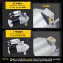 New Starter 2011-2020 Dodge Durango, 2009-2010 Dodge Ram, 2011-2020 Ram 1500 2500 3500 Starter, 2009-2010 Commander, 2009-2020 Grand Cherokee, 17948N 56044736AB M000T23271 R6044736AC 17948