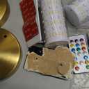 Peel and Stick Wall Sconces, Stick On Wall Sconce Set of 2, Battery Operated Wireless Wall Light, No Drill Adhesive Wall Lamp, Corn Bulb with 10000mAh Rechargeable Battery, Bedroom Wall Decor (11.8inch, Gold)