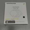 Air Tracker Tags-4 Pack for Android, Bluetooth Tracker Works with Googles Find Hub | Android Only | Replaceable Battery | Water- Resistance | Item Finder for Luggage, Wallet, Key,Suitcases