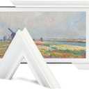Tv Guard Frame TV Bezel, Compatible With Samsung The Frame TV, 50 Inch, Modern White, Suitable for Wall Mounted Televisions