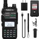 Radioddity GM-30 GMRS Radio Handheld 5W Long Range Two Way Radio for Adults, GMRS Repeater Capable, with NOAA Scanning & Receiving, Display SYNC, for Off Road Overlanding Family Use, 1 Pack