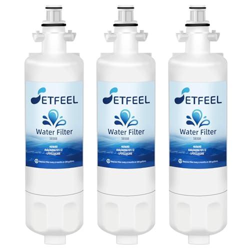 SETFEEL Adq360061 Water Filter Replacement for LG Refrigerator Lt700p Adq36006101 Lfds22520s,Fit Kenmore 9690 469690 Adq36006102 Lfxc24726s Lfxc29626s Rwf1200a Water Filter, 3-Pack