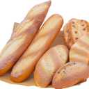 Woration 6pcs Fake Bread Set Decoration Realistic Loaves Artificial French Loaf Dessert Faux Food for Home Kitchen Bakery Display Photography Prop