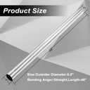 6 Inch Stainless Steel T304 Exhaust Tubing, 6''ID-to-OD Length 48''Straight Exhaust Extension Tube Tailpipe,Universal Connector Adapter Tubo