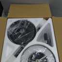 42 Inch Ceiling Fans with Lights, Quiet Reversible Fan with Remote & APP Control, 6-Speed, 3 Color Temperatures Dimmable LED, DC Motor, Low Profile Ceiling Fan for Bedroom Living RoomBlack